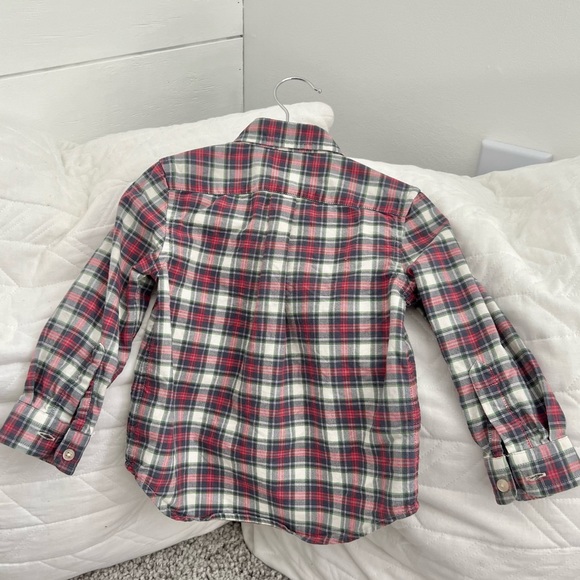 Polo Ralph Lauren Baby Infant Plaid Button Down Shirt 100% cotton, Size 24M EUC - Picture 5 of 12